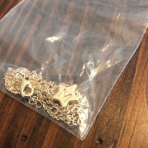 Adjustable Gold Necklace with Reversible Charm